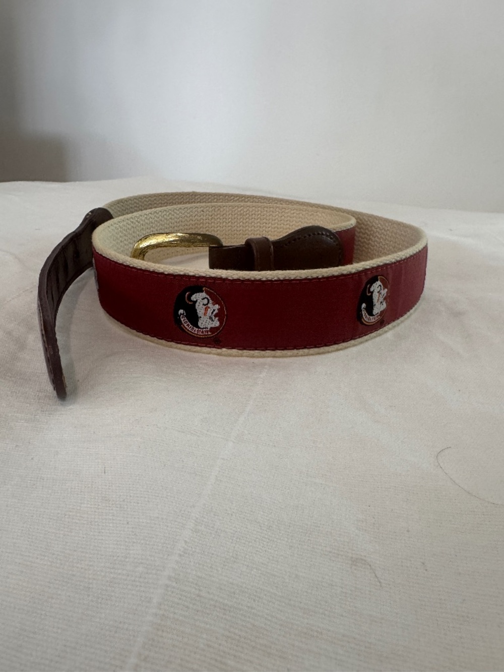 Vintage FSU (Florida State) Campus Classics Ribbon/Web Belt - Men’s 40